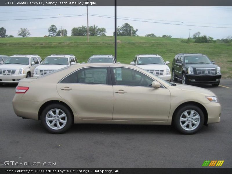 Sandy Beach Metallic / Bisque 2011 Toyota Camry LE
