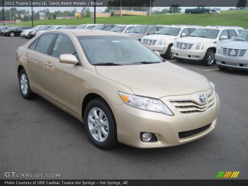 Sandy Beach Metallic / Bisque 2011 Toyota Camry LE