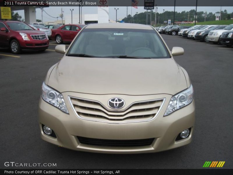 Sandy Beach Metallic / Bisque 2011 Toyota Camry LE
