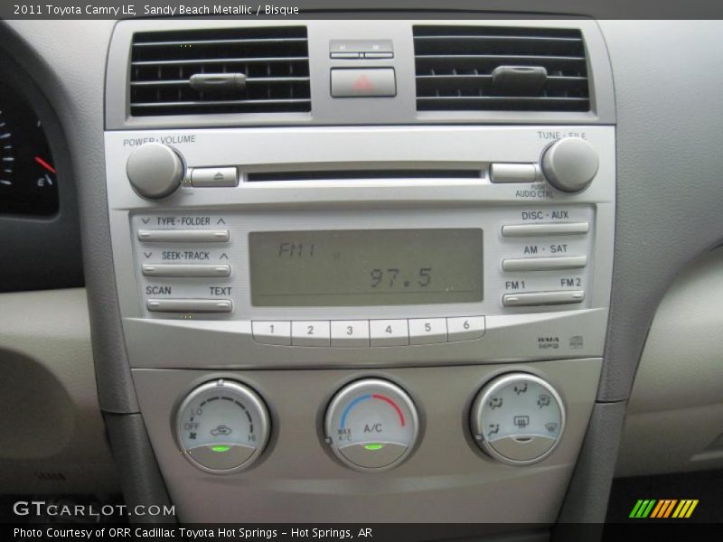 Sandy Beach Metallic / Bisque 2011 Toyota Camry LE