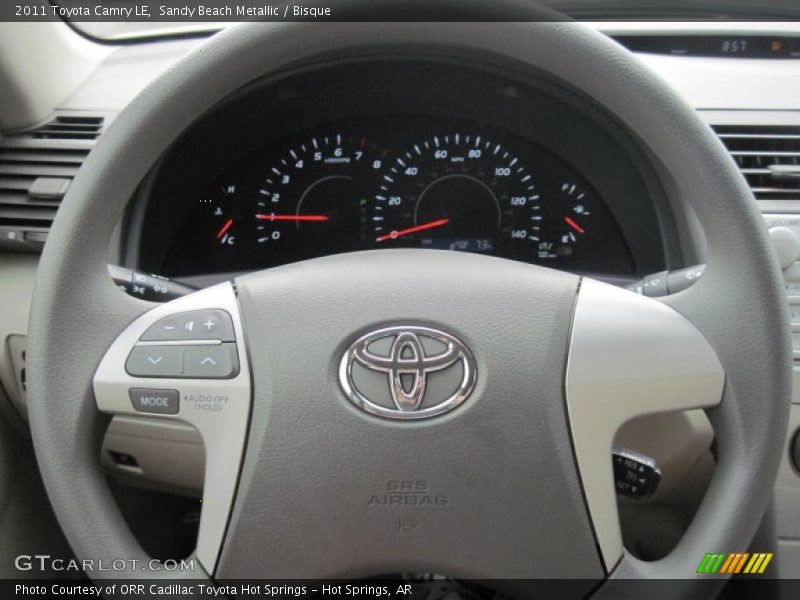 Sandy Beach Metallic / Bisque 2011 Toyota Camry LE