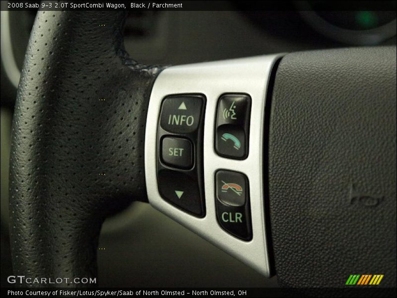 Controls of 2008 9-3 2.0T SportCombi Wagon