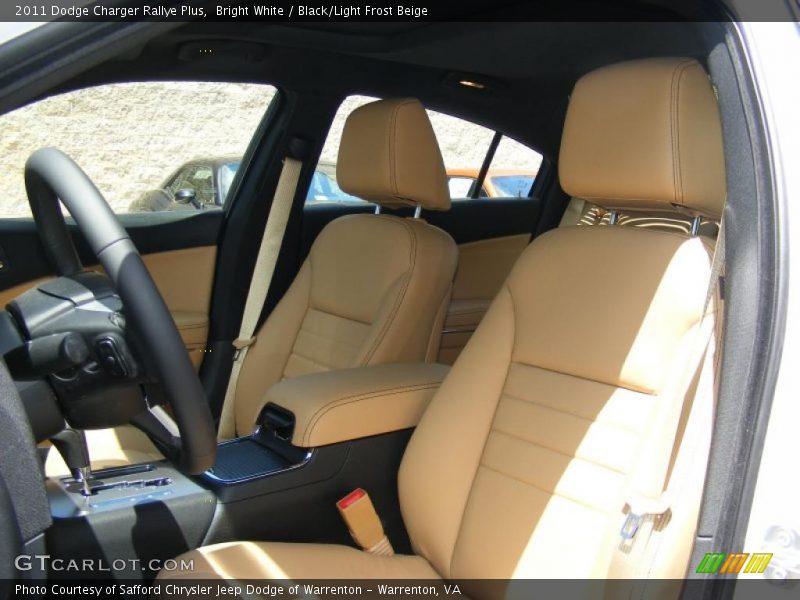  2011 Charger Rallye Plus Black/Light Frost Beige Interior