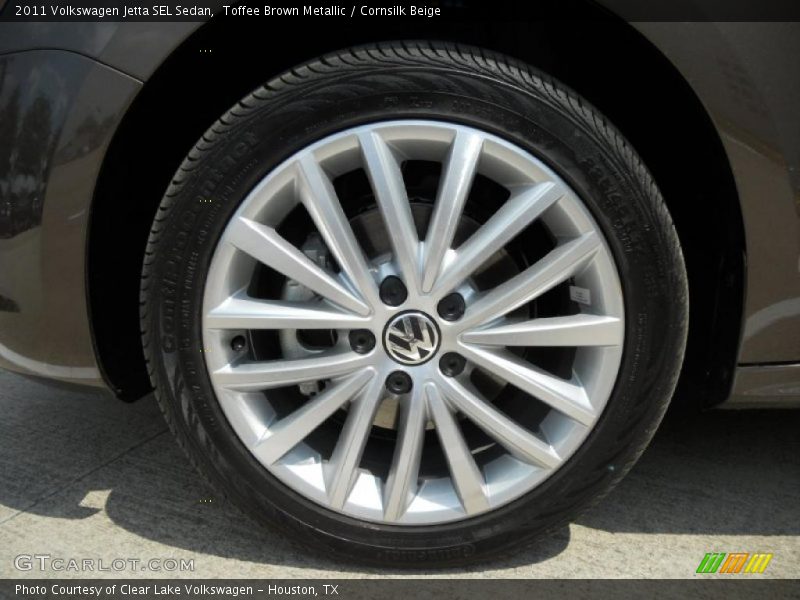Toffee Brown Metallic / Cornsilk Beige 2011 Volkswagen Jetta SEL Sedan