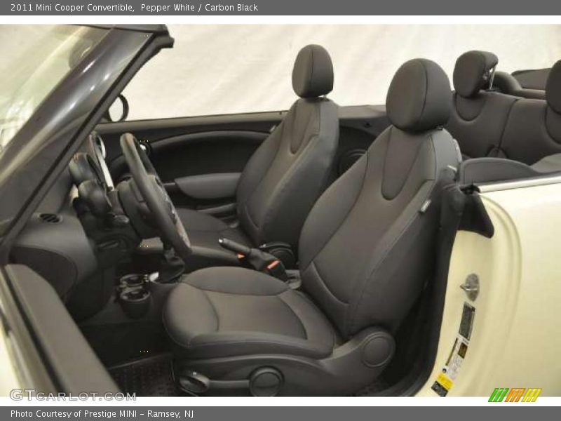 Pepper White / Carbon Black 2011 Mini Cooper Convertible