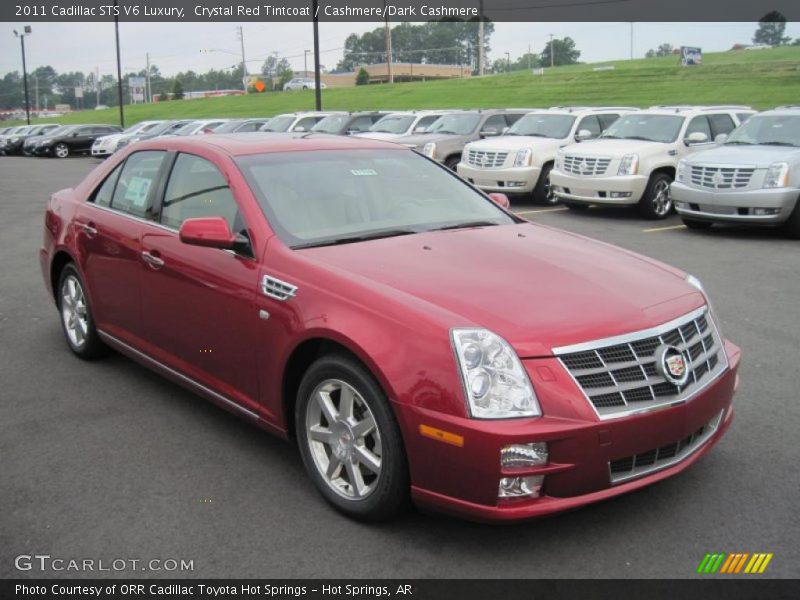 Crystal Red Tintcoat / Cashmere/Dark Cashmere 2011 Cadillac STS V6 Luxury
