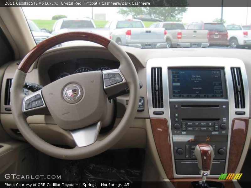 Crystal Red Tintcoat / Cashmere/Dark Cashmere 2011 Cadillac STS V6 Luxury