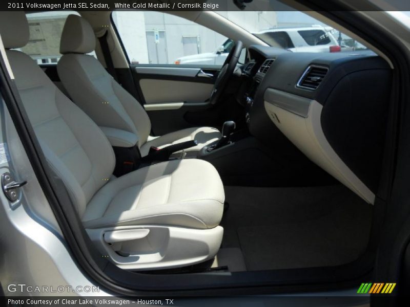 White Gold Metallic / Cornsilk Beige 2011 Volkswagen Jetta SEL Sedan