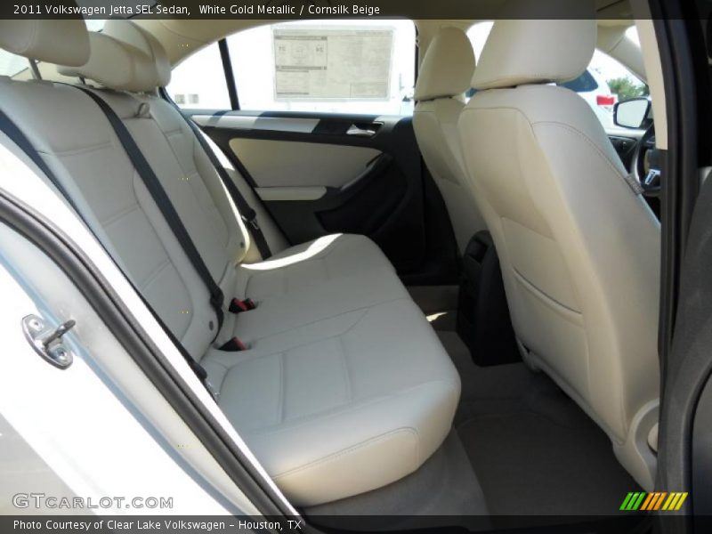 White Gold Metallic / Cornsilk Beige 2011 Volkswagen Jetta SEL Sedan