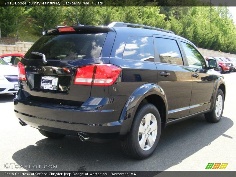 Blackberry Pearl / Black 2011 Dodge Journey Mainstreet