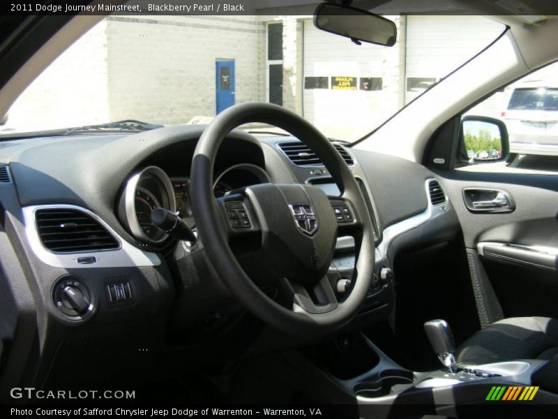 Blackberry Pearl / Black 2011 Dodge Journey Mainstreet