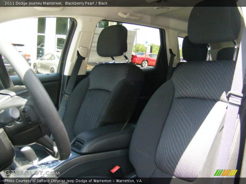 Blackberry Pearl / Black 2011 Dodge Journey Mainstreet