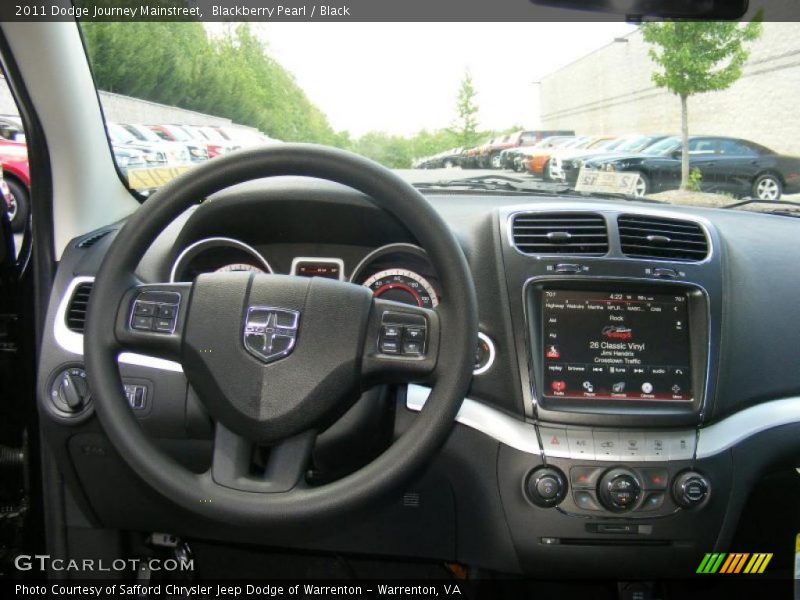 Blackberry Pearl / Black 2011 Dodge Journey Mainstreet