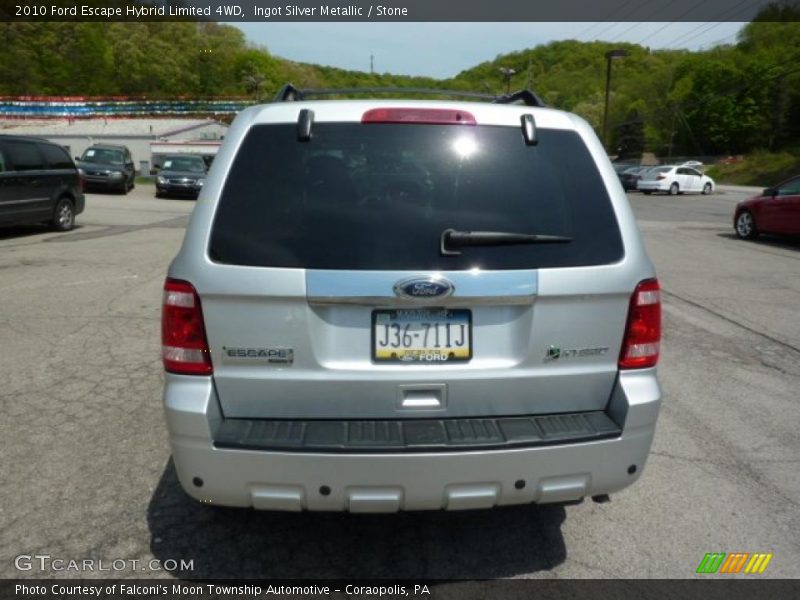 Ingot Silver Metallic / Stone 2010 Ford Escape Hybrid Limited 4WD