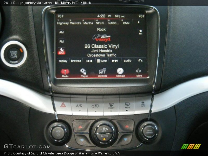 Blackberry Pearl / Black 2011 Dodge Journey Mainstreet