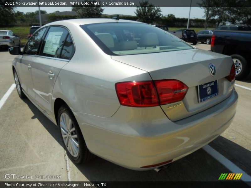 White Gold Metallic / Cornsilk Beige 2011 Volkswagen Jetta SEL Sedan