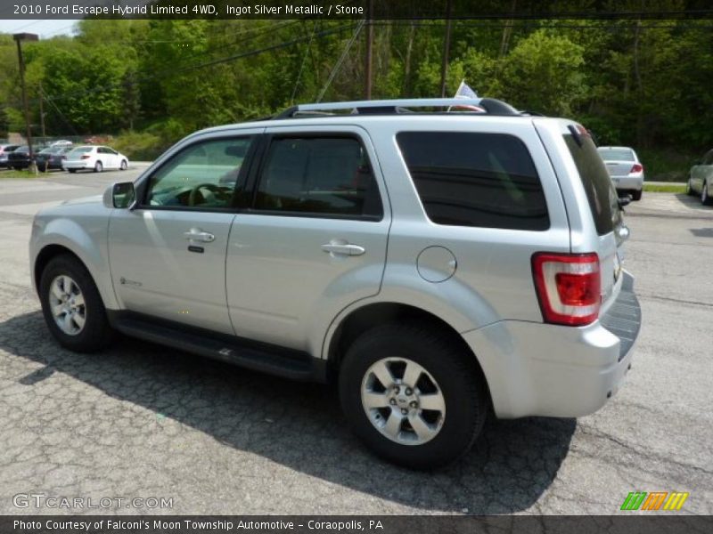 Ingot Silver Metallic / Stone 2010 Ford Escape Hybrid Limited 4WD