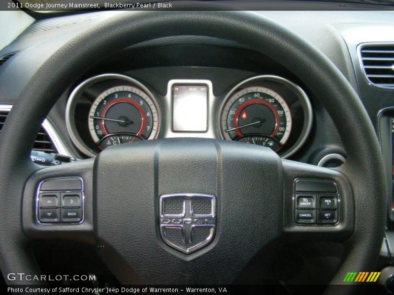 Blackberry Pearl / Black 2011 Dodge Journey Mainstreet