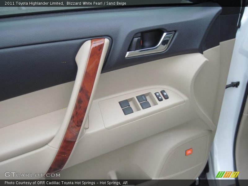 Blizzard White Pearl / Sand Beige 2011 Toyota Highlander Limited