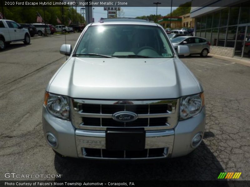 Ingot Silver Metallic / Stone 2010 Ford Escape Hybrid Limited 4WD