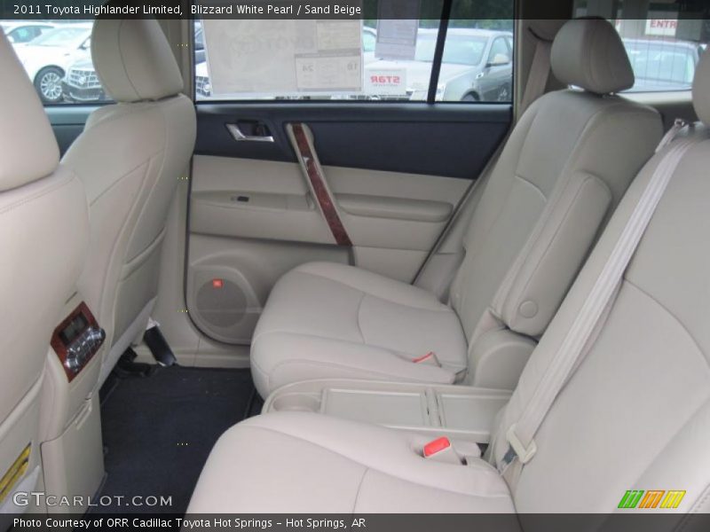 Blizzard White Pearl / Sand Beige 2011 Toyota Highlander Limited