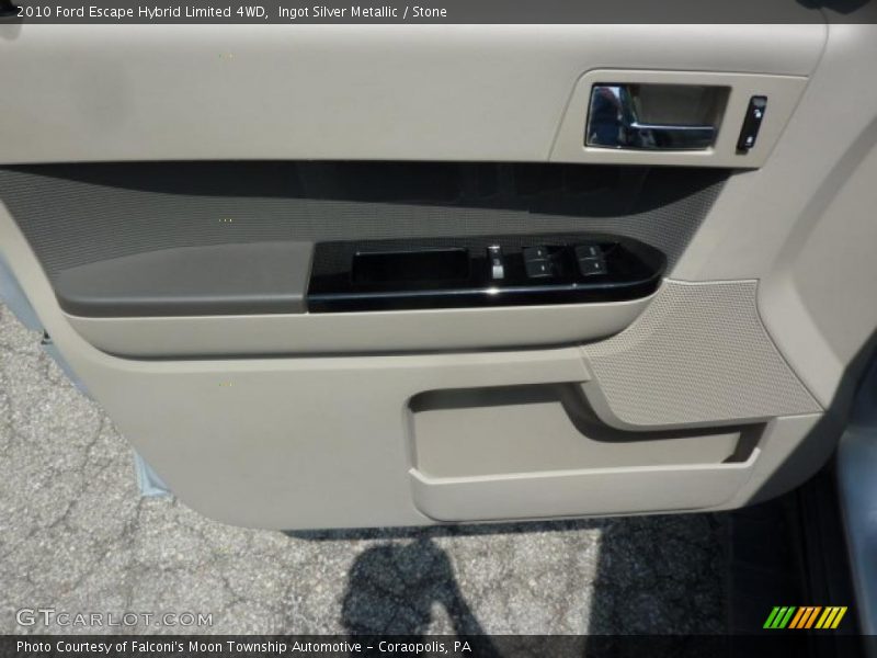 Ingot Silver Metallic / Stone 2010 Ford Escape Hybrid Limited 4WD