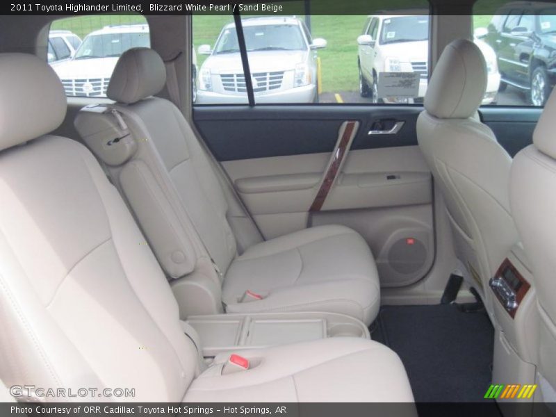 Blizzard White Pearl / Sand Beige 2011 Toyota Highlander Limited
