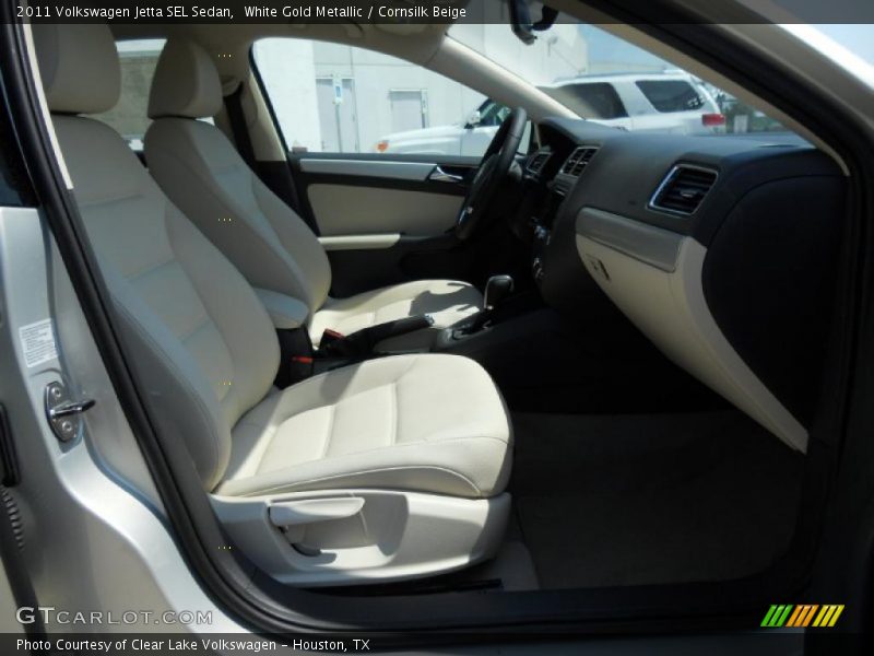 White Gold Metallic / Cornsilk Beige 2011 Volkswagen Jetta SEL Sedan