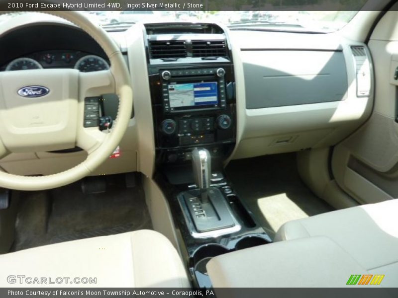 Ingot Silver Metallic / Stone 2010 Ford Escape Hybrid Limited 4WD