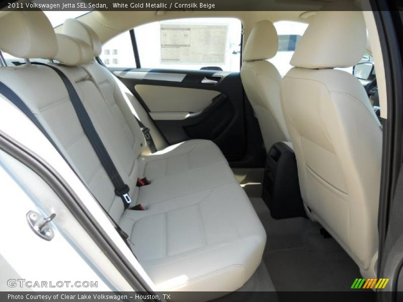 White Gold Metallic / Cornsilk Beige 2011 Volkswagen Jetta SEL Sedan