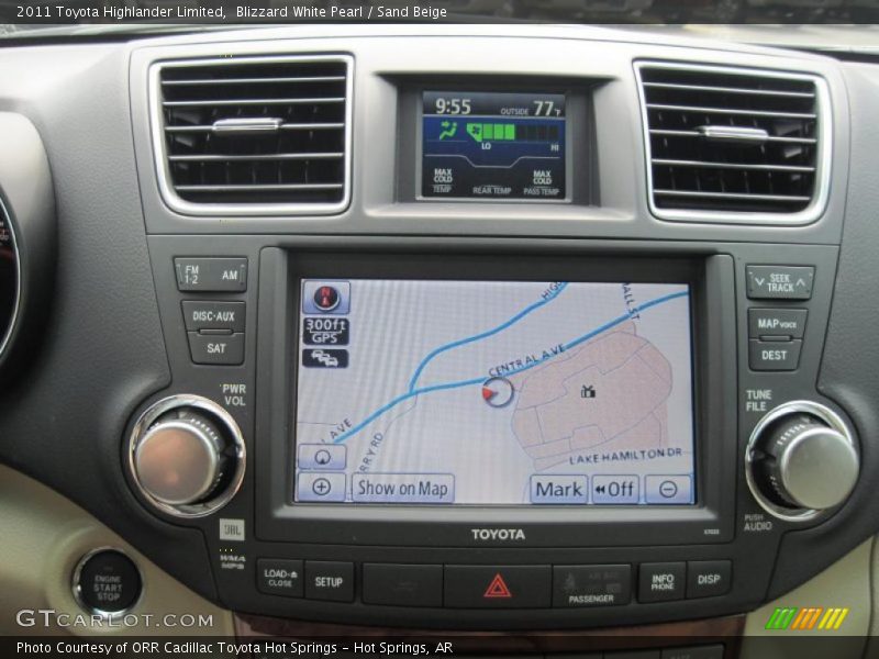 Blizzard White Pearl / Sand Beige 2011 Toyota Highlander Limited
