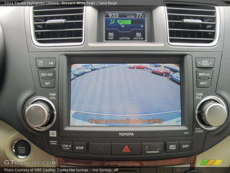 Blizzard White Pearl / Sand Beige 2011 Toyota Highlander Limited