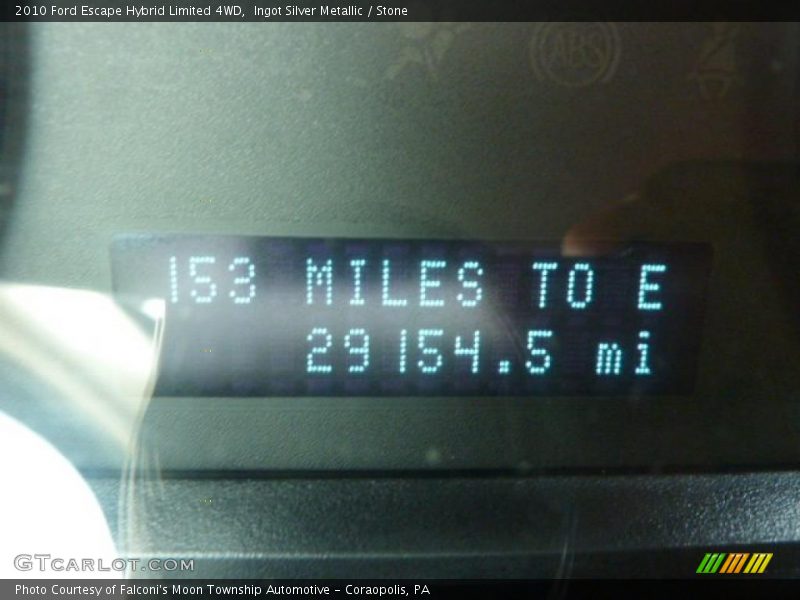 Ingot Silver Metallic / Stone 2010 Ford Escape Hybrid Limited 4WD