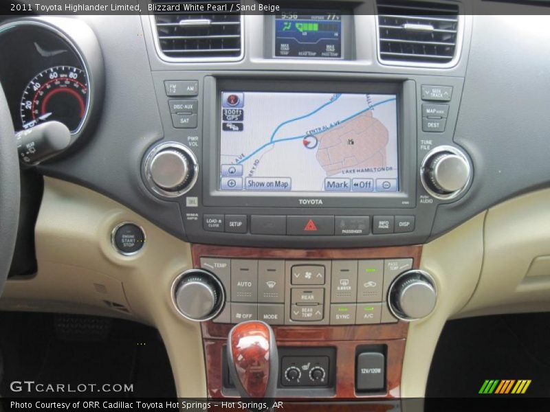 Blizzard White Pearl / Sand Beige 2011 Toyota Highlander Limited