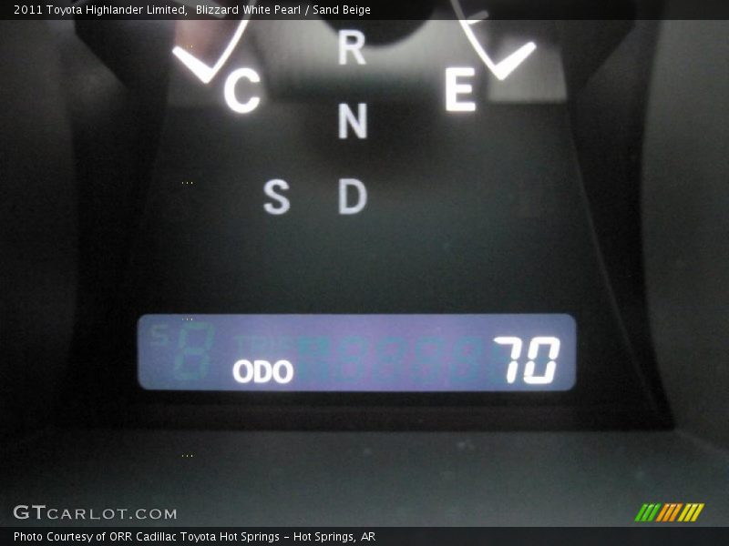 Blizzard White Pearl / Sand Beige 2011 Toyota Highlander Limited