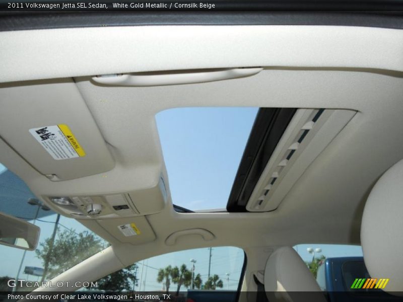 White Gold Metallic / Cornsilk Beige 2011 Volkswagen Jetta SEL Sedan