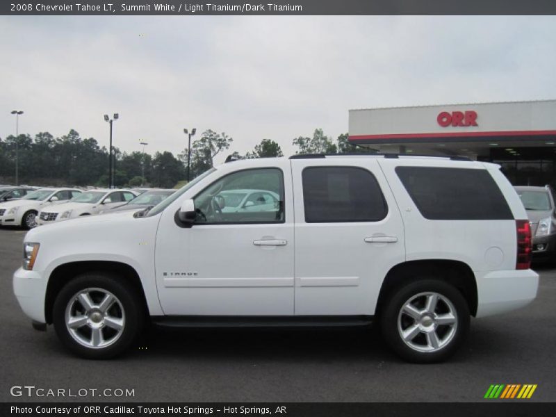 Summit White / Light Titanium/Dark Titanium 2008 Chevrolet Tahoe LT