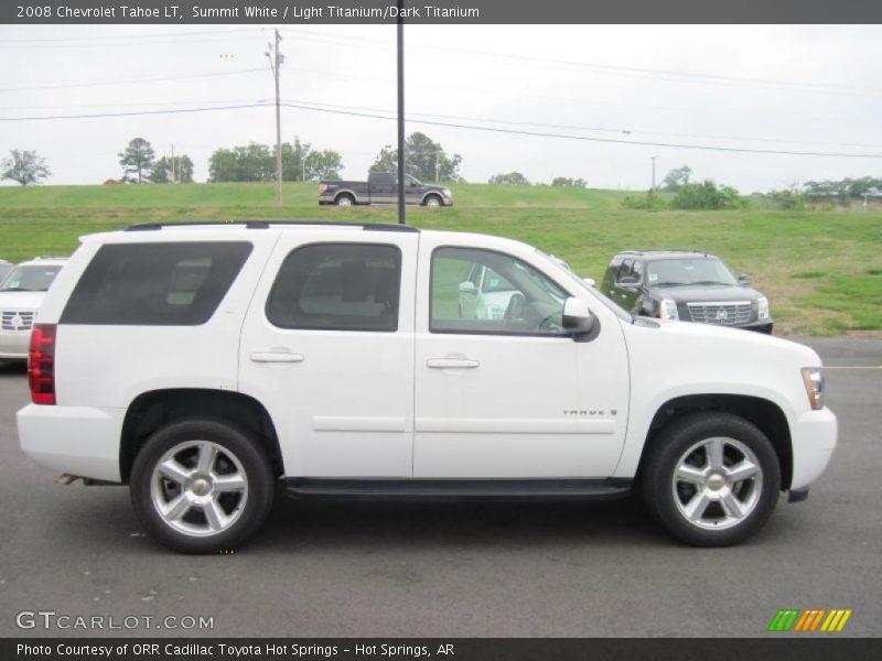 Summit White / Light Titanium/Dark Titanium 2008 Chevrolet Tahoe LT