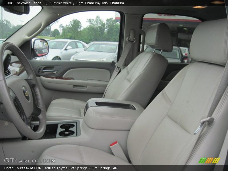 Summit White / Light Titanium/Dark Titanium 2008 Chevrolet Tahoe LT