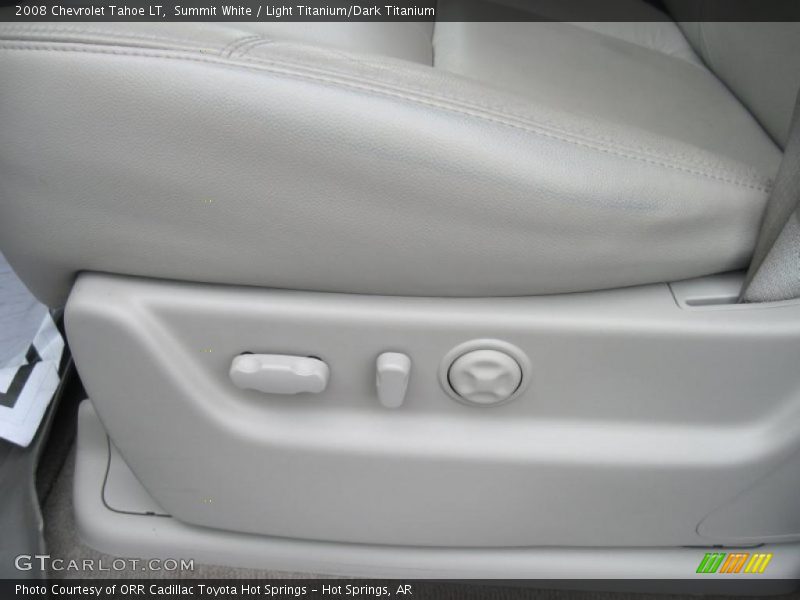 Summit White / Light Titanium/Dark Titanium 2008 Chevrolet Tahoe LT