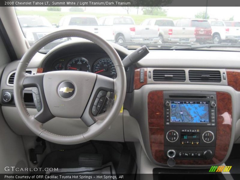 Summit White / Light Titanium/Dark Titanium 2008 Chevrolet Tahoe LT