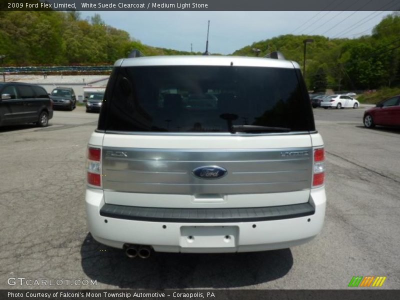 White Suede Clearcoat / Medium Light Stone 2009 Ford Flex Limited