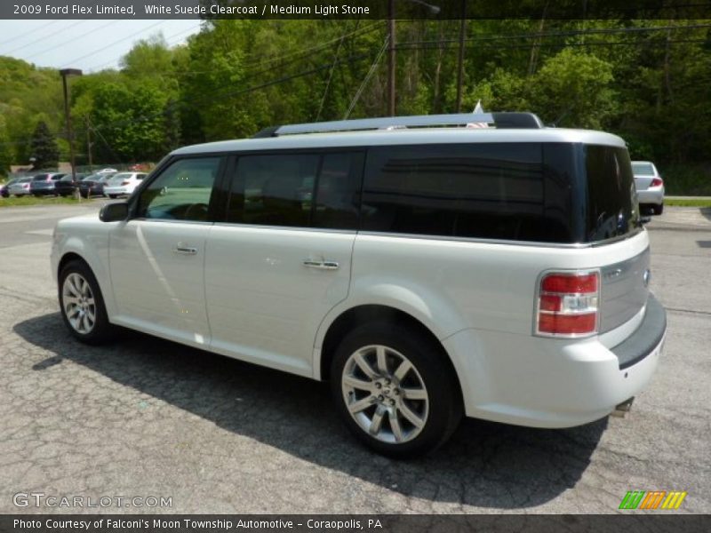 White Suede Clearcoat / Medium Light Stone 2009 Ford Flex Limited
