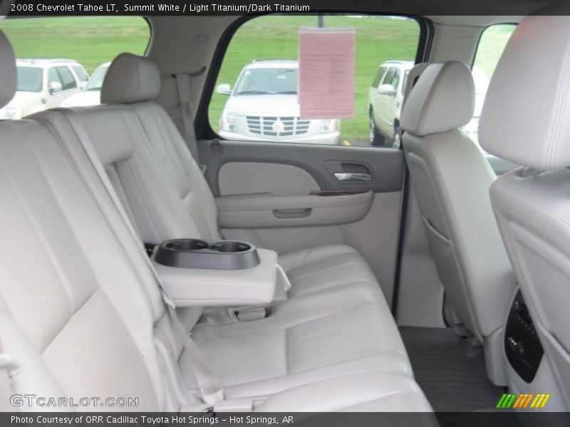 Summit White / Light Titanium/Dark Titanium 2008 Chevrolet Tahoe LT