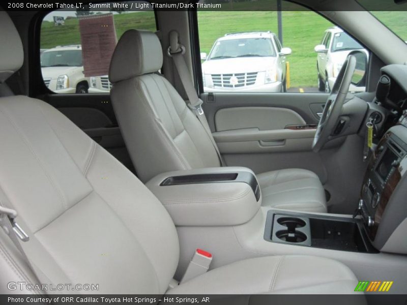 Summit White / Light Titanium/Dark Titanium 2008 Chevrolet Tahoe LT