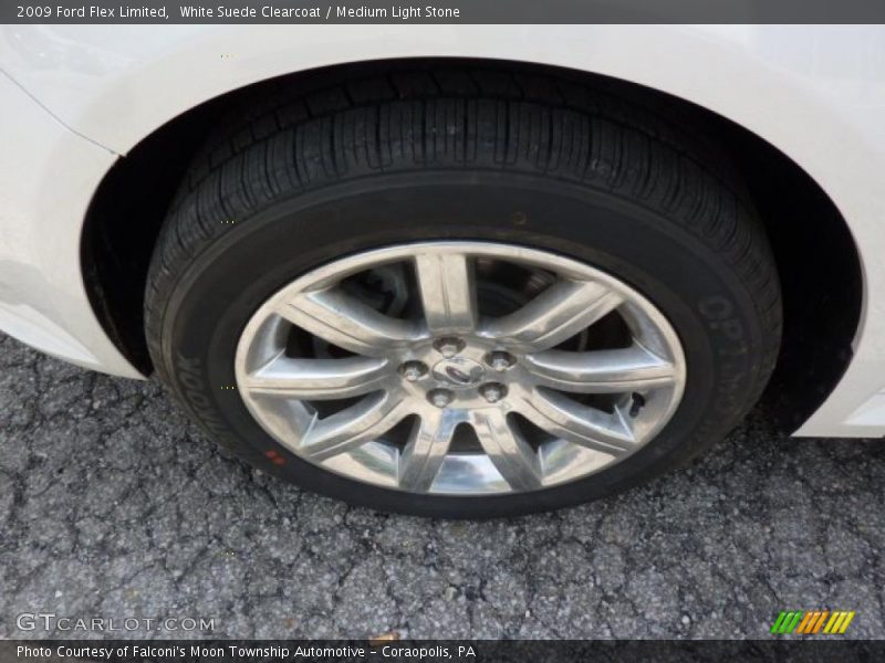 White Suede Clearcoat / Medium Light Stone 2009 Ford Flex Limited