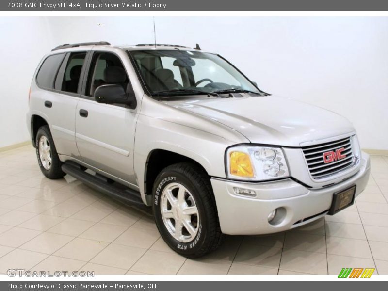 Liquid Silver Metallic / Ebony 2008 GMC Envoy SLE 4x4