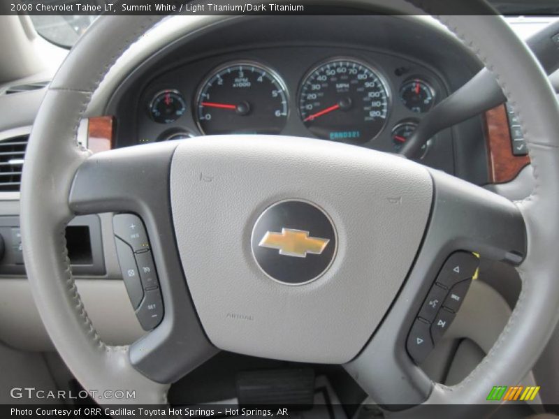 Summit White / Light Titanium/Dark Titanium 2008 Chevrolet Tahoe LT