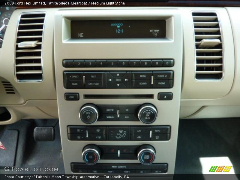 White Suede Clearcoat / Medium Light Stone 2009 Ford Flex Limited