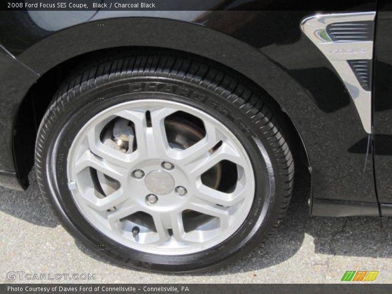 Black / Charcoal Black 2008 Ford Focus SES Coupe